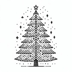 Obraz premium A Merry Christmas: The Art of Simplicity