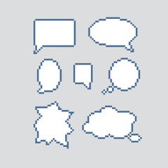 baloon chat speech pixel art