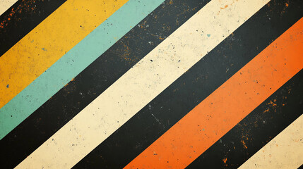 Fototapeta premium Abstract striped pattern in bold colors creating a vibrant backdrop for design