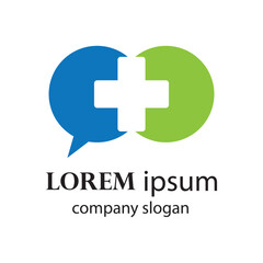 Obraz premium hospital and health clinic logo design