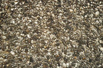 Fototapeta premium Stone road background. Background of stone road. Architecture background with stone cladding road. Stone rock road background.