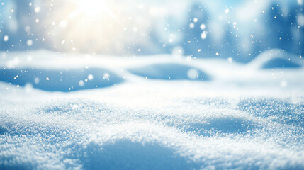 Winter Wonderland Snowfall Scene