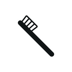 Toothbrush icon features clean lines and elegance, enhancing any digital concept.