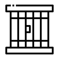 prison Line Icon