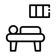 sleep Line Icon