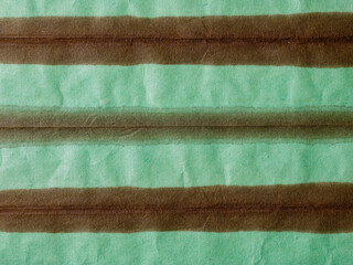 和紙　緑　黒　茶　アニメの柄