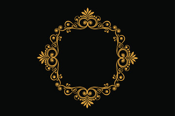 golden ornate frame.