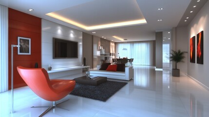 Modern Living Room Interior Design