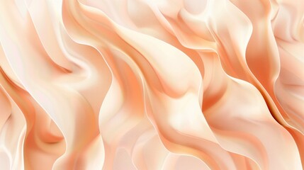 Obraz premium Soft, flowing abstract texture in warm peach tones.