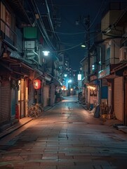 Fototapeta premium Natural views of Japanese cities with beautiful building structures and nature ai generated