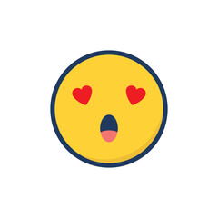 Fototapeta premium Emoticon icon new