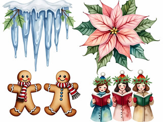 Obraz premium set of funny cartoon animal