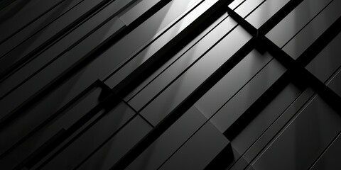 A modern gray abstract background featuring geometric shapes and light shadows, creating a sleek and professional appearance.