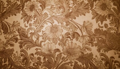 빈티지 패턴 벽지 올드한 감성이 느껴지는 세피아 톤의 꽃무늬 패턴 벽지