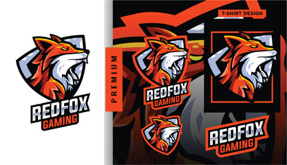RedFox Gaming Logo – Dynamic & Playful Branding Design