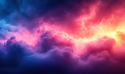 Fototapeta premium Gradient Background in Blue and Pink Transitioning for Minimalist Design