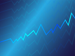 business graph chart line background