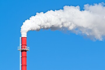 Industrial emission control urban environment photography clear sky close-up air quality awareness