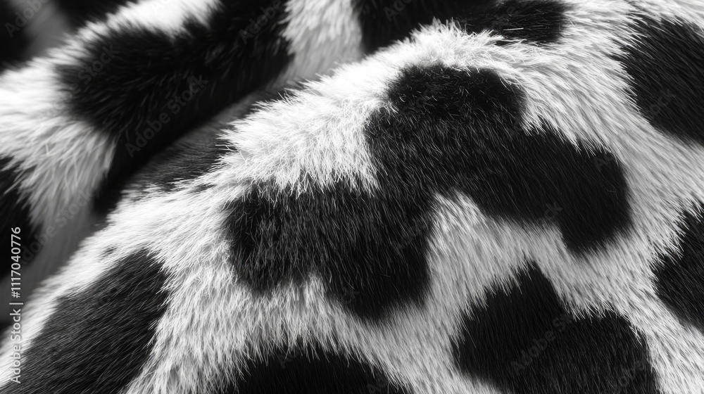 Poster delicate strands of leopard fur display an intricate dance of white and black, inviting a tactile re