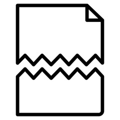 Torn Page Icon