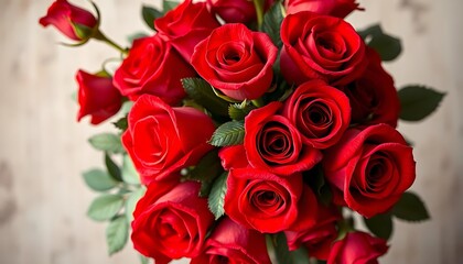 Naklejka premium bouquet of roses