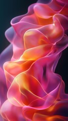 Fototapeta premium Abstract Gradient Background in Soft Pastel Pink and Orange Tones