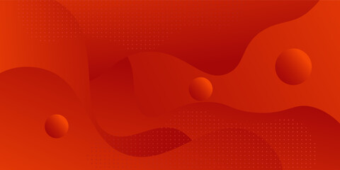 Red gradient background with geometric waves and. Colorful red wave design. Simple and elegant concept. Vector eps10