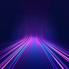 Minimalist Conference Background with Symmetrical Abstract Light Streaks