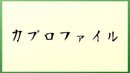 力プロファイル の和風イラスト