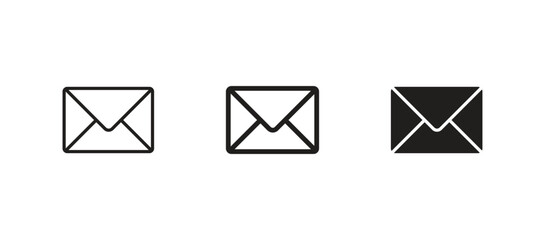 Email envelope icon vector. Message Icon symbol	