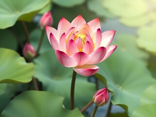 Obraz premium pink lotus flower