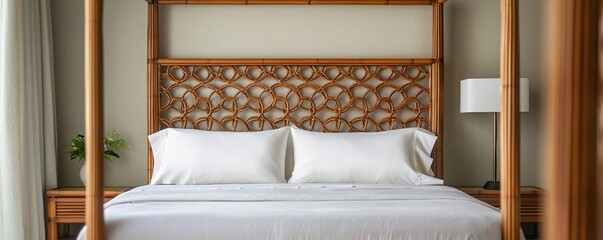 Relaxing bedroom retreat modern home interior design cozy environment wide angle tranquil concept for restful living