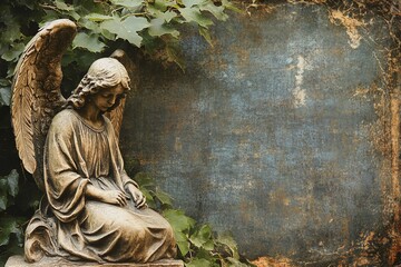 Elegant Memorial Postcard Template for Remembrance and Tribute