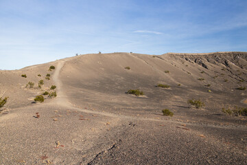 Ubehebe crater trail, Death Valley National Park, California, US