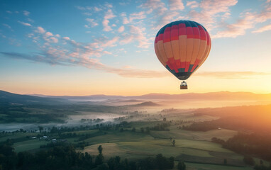 Naklejka premium hot air balloon