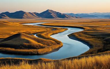 landscape with river