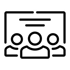 student Line Icon