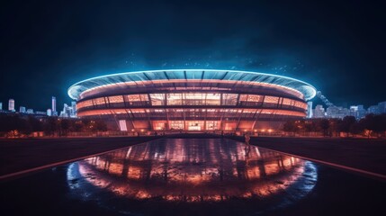 Stadium at Night