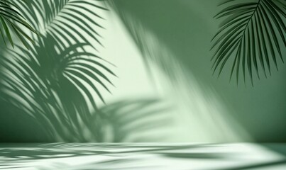 Ideal setting for product showcasing with natural elements.