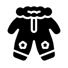 Baby Snowsuit Solid Icon
