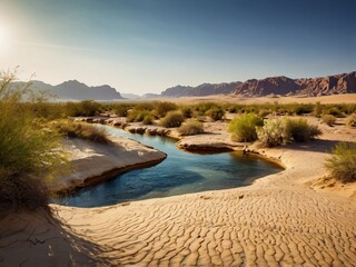 river in the mountains