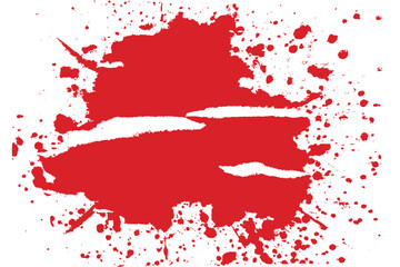 Red Horror Blood Splatter illustration