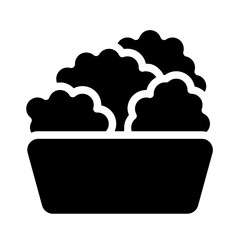 Boneless Fried Chicken Solid Icon