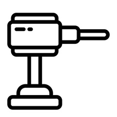 Cannon Turret Line Icon © spacepixel