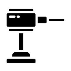 Cannon Turret Solid Icon