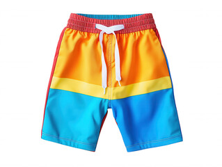 Orange Men's Swim Trunks with Yellow and Red Accents - Rip Curl Branded Swimwear for Beach Day Casual Style