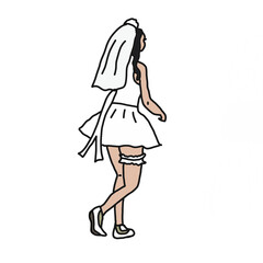 The bride to be at her hen’s night