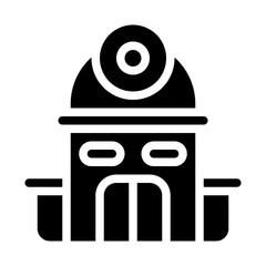 Planetarium Solid Icon