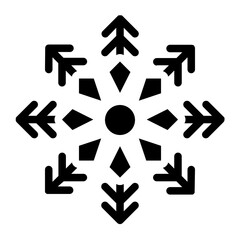 Snowflake Solid Icon