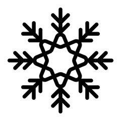 Snowflake Line Icon